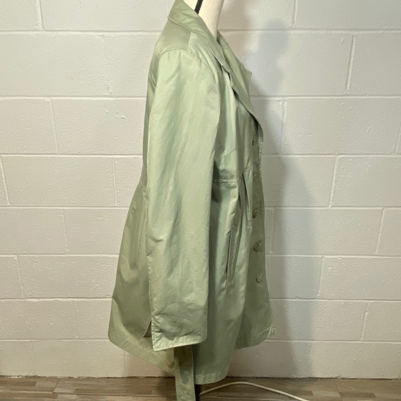 Liz Lange for Target Maternity Sage Green Trench Coat - Picture 5 of 9